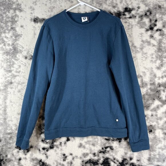 Official BMW AG Quilted Sweatshirt‎ Mens Size Medium Blue Comfort Cotton - Picture 1 of 13